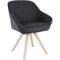 Lorell CHAIR, GUEST, WOOD LEGS LLR68564 - alternate 1